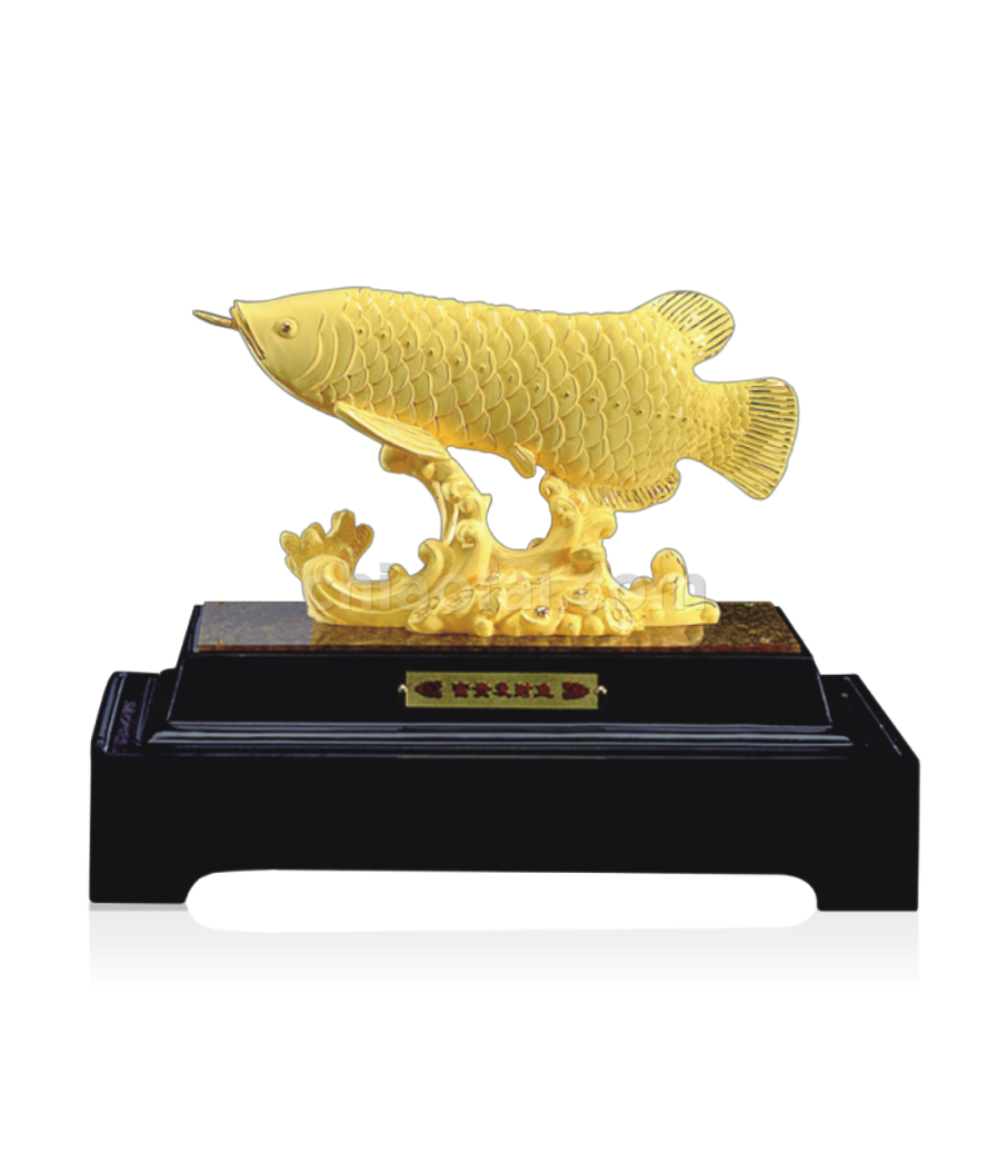G019 富貴發財魚- 絨沙金工藝品- 香港僑輝禮品中心- 香港禮品| 獎品| 紀念品| 贈品| Gifts | 設計| 採購| 訂造| 批發